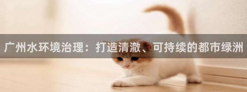 天生赢家K8|广州水环境治理：打造清澈、可持续的都市绿洲